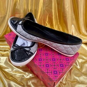 Tory Burch Skyler Flannel Sneaker Flats Size 9/Worn once!